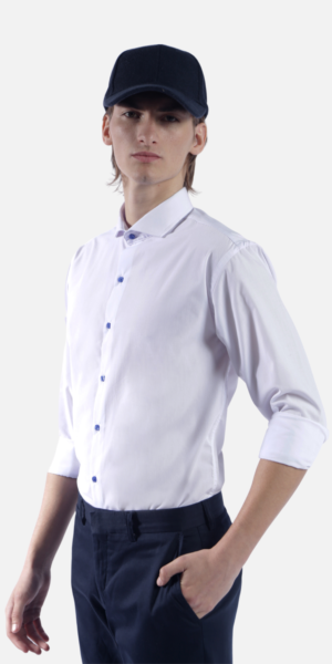 CAMISA WINDSOR TORINO BOTON AZUL