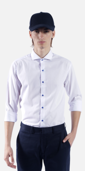 CAMISA WINDSOR TORINO BOTON AZUL